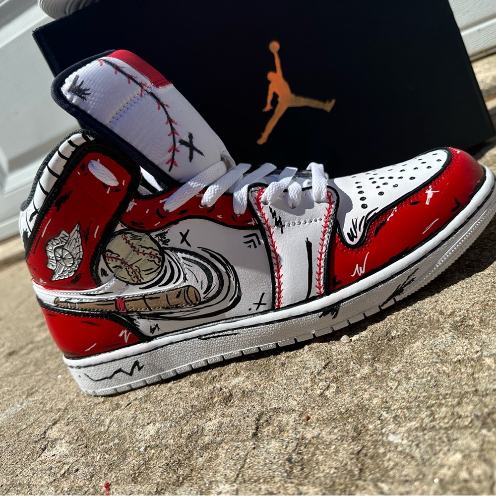 (Made to order) Custom, Handpainted Jordans by JB’s Customz